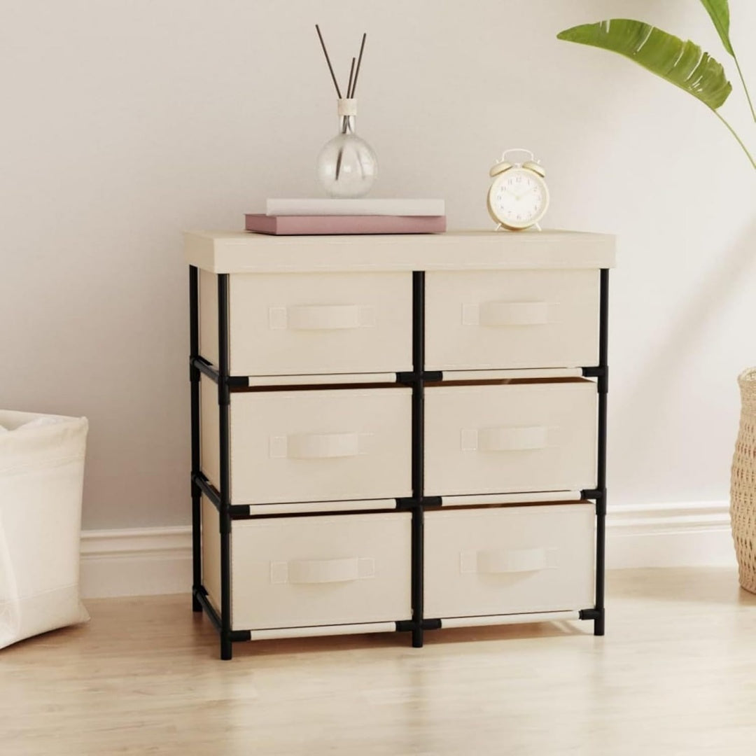 Commode 6 tiroirs structure en acier