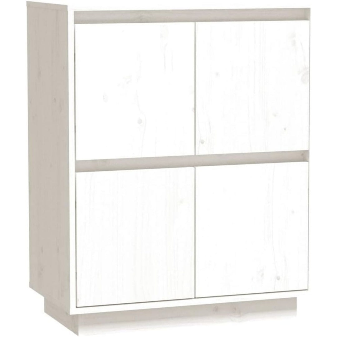 Buffet en MDF, gris clair style epure