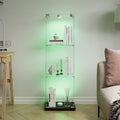 Vitrine gris, une porte, fabrication verre trempe, finition soignee