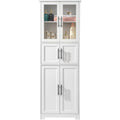 Buffet gris clair pour cuisine 60 x 30 x 170 cm