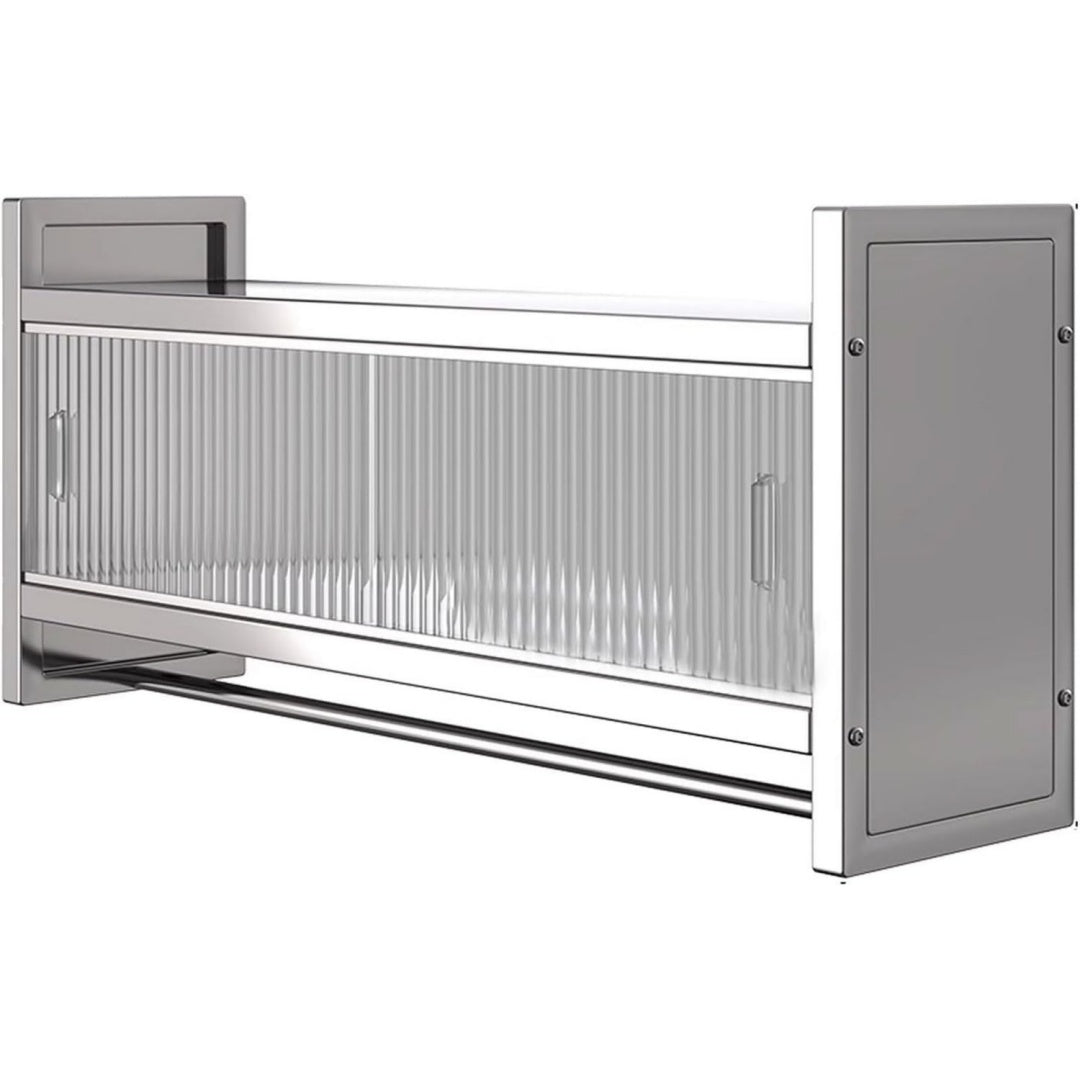 Meuble suspendu elegant structure en acier