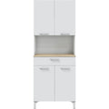 Allure moderne, buffet gris clair en bois 186 x 72 x 40 cm
