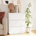 Buffet gris clair 60 x 34 x 75 cm usage polyvalent