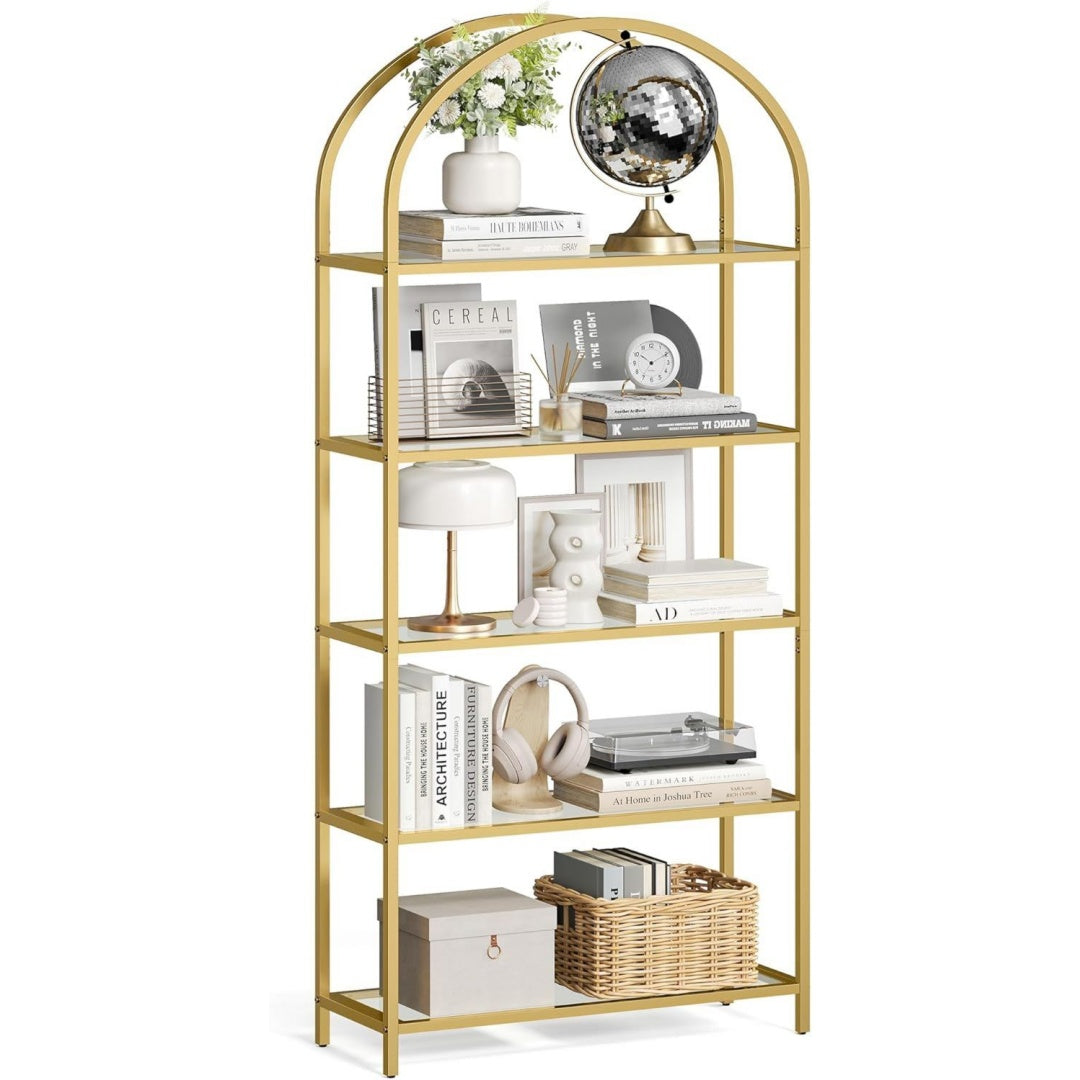 Gris clair bibliotheque, verre 30, 2 x 83 x 183, 5 cm