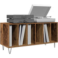 Meuble de rangement large 100 x 48 cm en bois marron