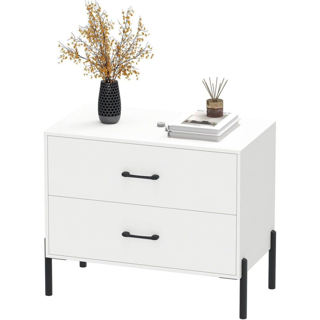 Chiffonnier pour bureau gris clair moderne