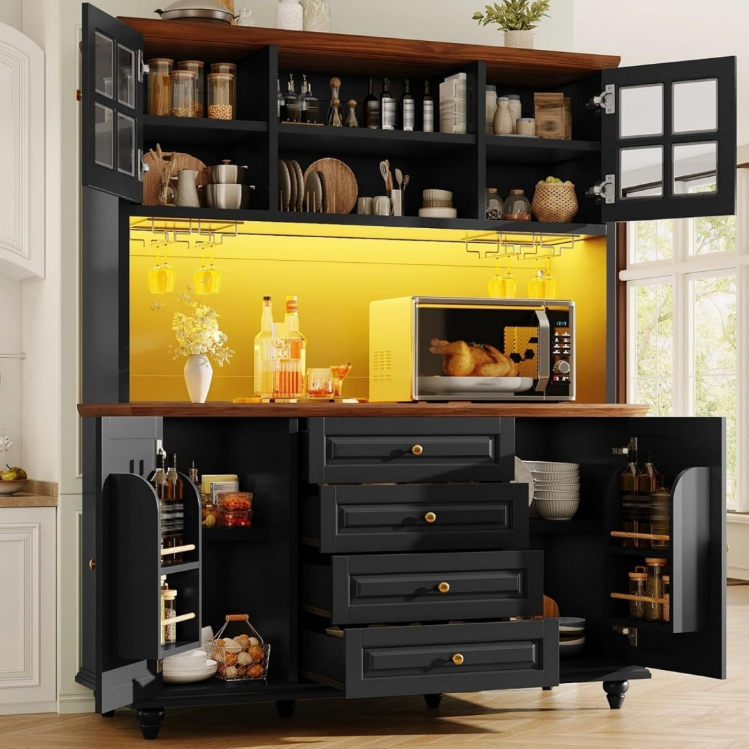 Contemporain buffet 140 x 180 cm creme