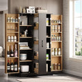 Credence marron MDF 78 cm, rangement aspect naturel