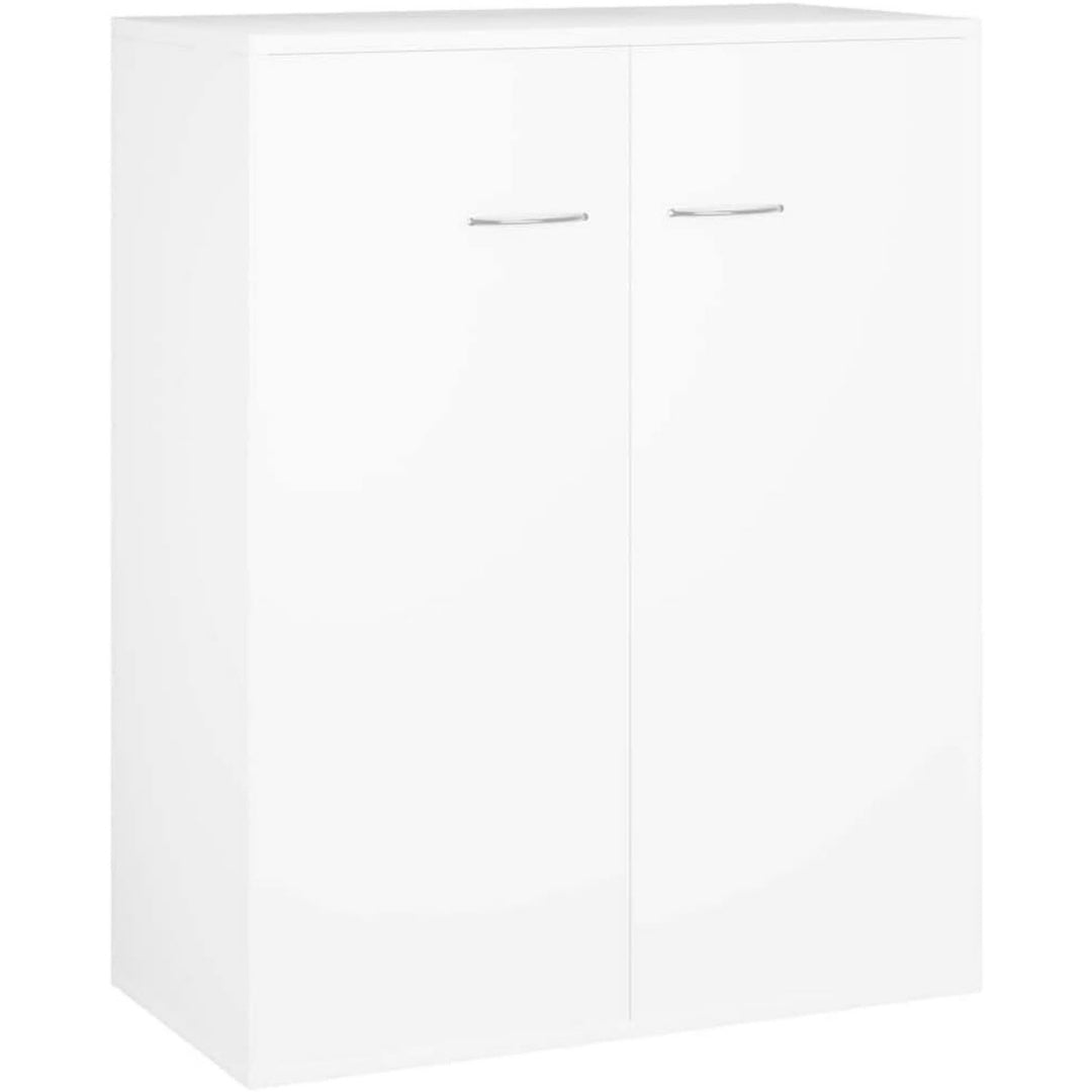 Buffet gris clair minimaliste metal 60 x 30 x 75 cm