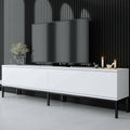 Meuble TV contemporain en metal
