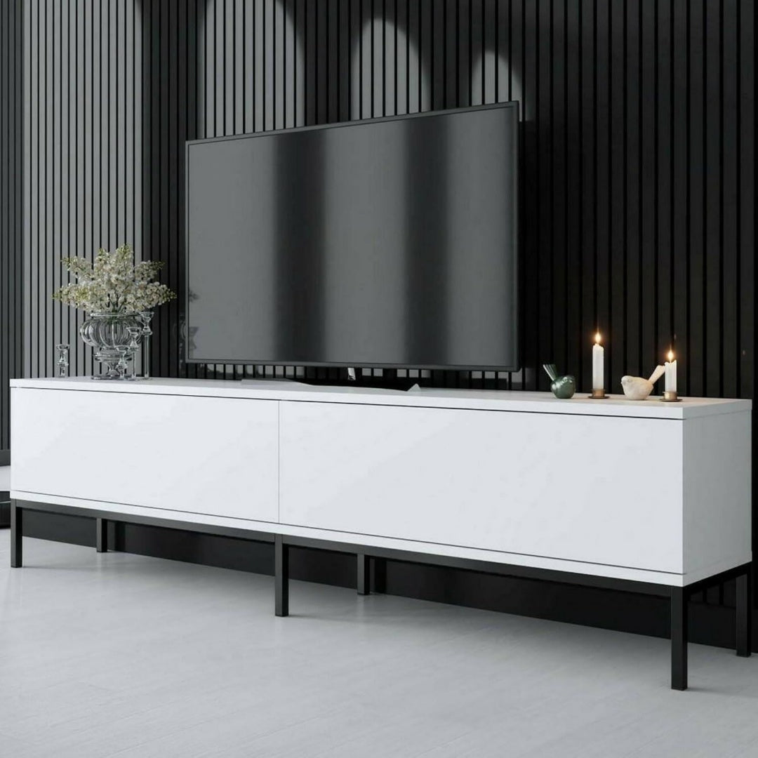 Meuble TV contemporain en metal