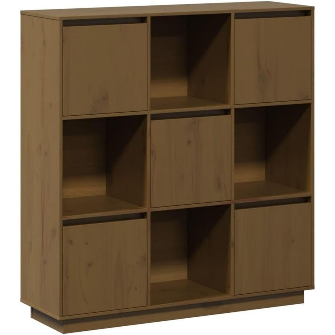 Rustique buffet marron 110.5 x 35 x 117 cm